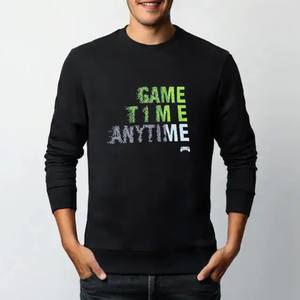 Suéter Infantil 100% Algodón No Tejido con Diseño Divertido y Lúdico, Manga Corta, Antiencogimiento, Impresión Digital para el Tiempo de Juego de los Niños - Product Image 2