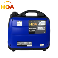 2KW Benzin Schallgedämpfter Generator Tragbarer Inverter-Generator 2000W Elektrischer Dynamo 220V Notstrom-Generator H2000i-A