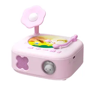 2023 New Record Player Early Education Kids Learning Flash Card Toys Electronic Customizable Language Talking Learning Machine
