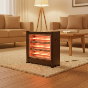 Radiateurs infrarouges au quartz carbone 1600W, chauffage rapide, interrupteur anti-basculement, éclairage, <span class=keywords><strong>corps</strong></span> métallique, CE ROHS, pour usage domestique et professionnel - Product Image 4