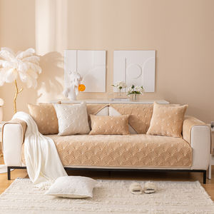 Ucuz yeni tasarım evrensel kanepe kılıfı oturma odası Polyester kumaş nakış kanepe koruyucu kapakları - Product Image 2
