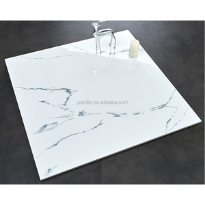 Gạch lát nền gốm sứ tráng men trắng, gạch porcelain bóng, gạch ốp tường gốm sứ cho tường phòng tắm nội thất, porcelain bóng cao cấp — ảnh 1