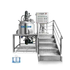 CYJX Stainless Steel Shampoo Mixing Cosmetic Cream Production Machine Homogenizer Vacuum Emulsifier Mixer Lotion Mixing Machine