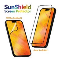 Nouveau protecteur d'écran de pare-soleil en verre de téléphone portable pour iPhone 13 Pro 14 Pro Max 9H Flex SunShield Film