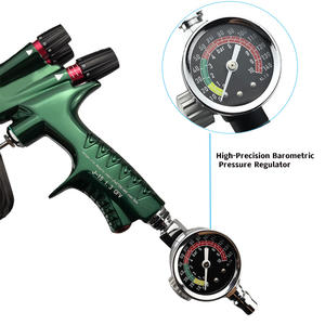 पेशेवर ग्रेड hvlp 1.3 मिमी मिश्र धातु मोटर वाहन स्प्रे बंदूक J-15 के लिए गुरुत्वाकर्षण फ़ीड नो-रिन्से कप - Product Image 5