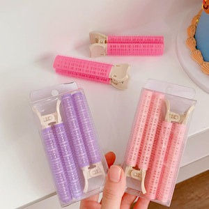 โรลม้วนผม TAHATH แบบไม่ใช้ความร้อน พร้อมแกนไนลอน ชุดคลิปหนีบผมไม่ทำให้ผมเป็นรอย สำหรับจัดแต่งทรงผมเพิ่มวอลลุ่มและลอนธรรมชาติสำหรับผู้หญิง - Product Image 4