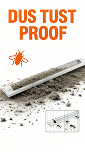 Độ sáng cao 60 Wát 4ft LED ống ánh sáng tuyến tính Batten ánh sáng với 6000K ánh sáng ban ngày IP44 văn phòng sử dụng - Product Image 6