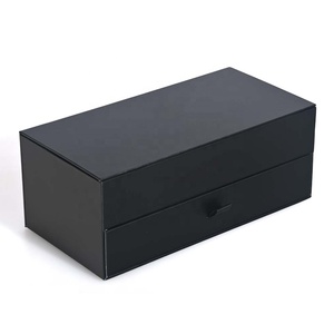 <b>Custom</b> Luxury Double Door Opening Flip Cover Drawer Cosmetic Gift Box Rigid <b>Lipstick</b> Packaging for Beauty Products - Product Image 3