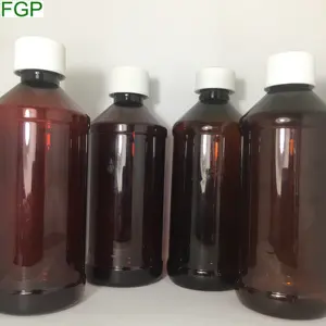 500ml PET liquid medicine bottle / pharmaceutical bottle / oral syrup with white screw cap
