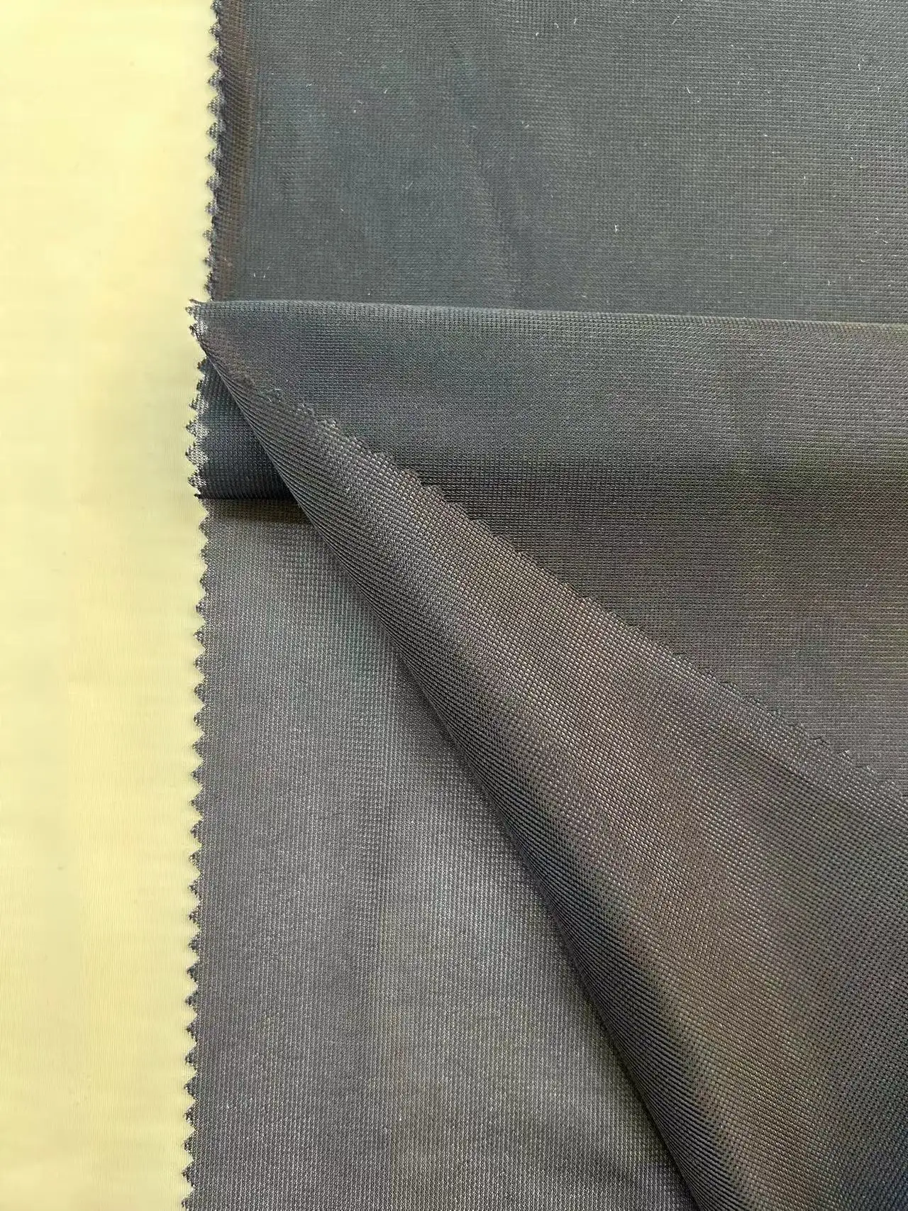 Siyuanda 100% poliestere non elastico tessuto composito fodera in tessuto semplice per abiti