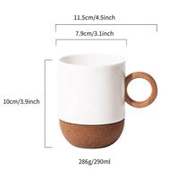 Ensemble de tasses à café en céramique mouchetée couleur Morandi personnalisées OEM, motif flocon de neige d'hiver pour Noël
