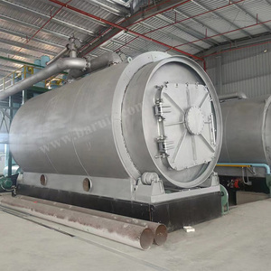 15 TPD <strong>Shredded</strong> Tyres Plastic Recycling Process <strong>Rubber</strong> Pyrolysis Machine Solid Wastes Treatment Device - Product Image 6