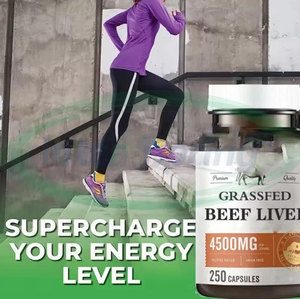VitaSpring OEM Halal <strong>Iron</strong> Grass Fed Beef Liver <strong>Capsule</strong> Vitamin a Supplement Skin and Hair Beef Liver <strong>Capsules</strong> - Product Image 3