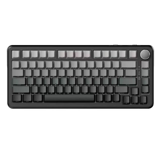 AULA F75 MAX 75% AK820Max Wired/BT/2.4GHz Wireless Hot-Swap Gasket Mechanical Keyboard with TFT Screen for PC/Mac