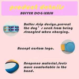 Best Quality Buffer <strong>Heat</strong> Transfer <strong>Print</strong> Custom Pattern <strong>Dog</strong> <strong>Leash</strong> Anti-choke <strong>Dog</strong> <strong>Leash</strong> for Pet - Product Image 4