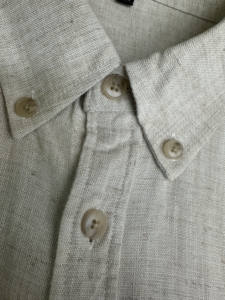 <span class=keywords><strong>Camicia</strong></span> a maniche lunghe da <span class=keywords><strong>uomo</strong></span> in misto cotone e <span class=keywords><strong>lino</strong></span>, elegante, casual, traspirante, ecologica, anti-pilling, 215 g/m², per la primavera - Product Image 4