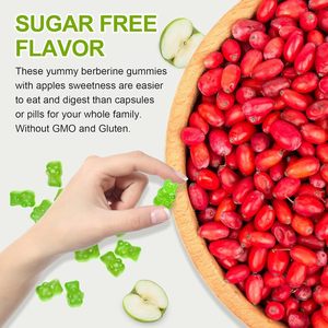 Gummies à la berbérine, à la vitamine C et à la cannelle de Ceylan, dernière conception, gummies à la berbérine à mâcher, gummies à la berbérine pour soutenir la fonction immunitaire - Product Image 4