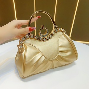 Luxury diamond <b>wedding</b> party Evening <b>Bags</b> Large Capacity PU Leather Chain Shoulder/Crossbody <b>Bag</b> Women's Evening Clutch <b>bags</b> - Product Image 1