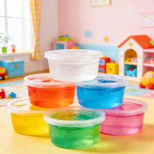 Brinquedo Educativo de Slime em Forma de Cubo, Brinquedos de Slime Populares para Crianças - Product Image 1