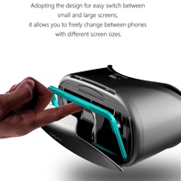 Casque de réalité virtuelle 3D, lunettes VR pour smartphones de 5 à 7 pouces, matériel VR pour téléphone portable