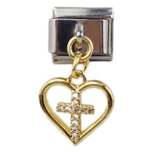Italian Style New Modular Charm Bracelet Pendant Series <b>Cross</b> Styling with Personality Assembly <b>Chain</b> - Product Image 3