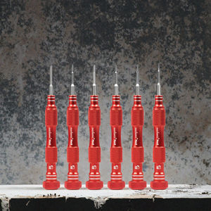 Mécanicien <span class=keywords><strong>Max</strong></span> 8 haute précision 3D alliage d'aluminium intégré aimant tournevis antidérapant Chrome bricolage réparation de téléphone portable démontage - Product Image 2