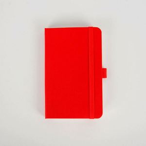 Custom A5 Hardcover PU Leather Notebook Cheap Bulk Ruled <b>Journal</b> with Lining Printed Style Red/Black/Blue 80 Sheets - Product Image 4