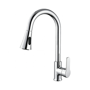 Robinet de cuisine à bec long et poignée unique en acier inoxydable de Guangzhou – Robinets de cuisine Foset à prix promotionnel - Product Image 1