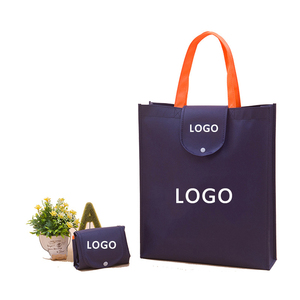 Factory Direct Folding Non-woven Bag With Logo Label Tote Bag Environmental Protection Oxford Cloth Shopping Bag