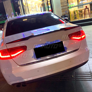 สปอยเลอร์หลังคาท้ายรถยนต์ สำหรับ Audi A4 S4 B8.5 ปี 2013 14 15 16 รุ่น Sedan 4 ประตู วัสดุ ABS สีดำคาร์บอน สำหรับตกแต่งภายนอกรถยนต์ - Product Image 2