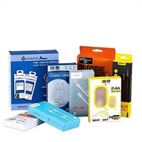 Boîte d'emballage personnalisée en carton ondulé blanc pour téléphone portable, ordinateur, écouteurs/câble de données, personnalisable, vente chaude transfrontalière