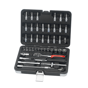 46PCs CRV Steel 1/4 "Drive Sae Socket Bit Set Tool - Product Image 1