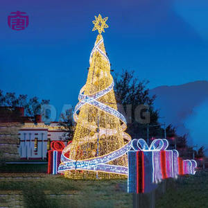 Outdoor IP65 Waterproof LED Christmas Tree Light <b>Wireless</b> <b>Control</b> Customizable Color for Urban Square Stores Festival - Product Image 3