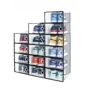 Organizadores <span class=keywords><strong>de</strong></span> zapatos <span class=keywords><strong>Cajas</strong></span> <span class=keywords><strong>de</strong></span> almacenamiento <span class=keywords><strong>para</strong></span> armario Contenedores <span class=keywords><strong>de</strong></span> zapatos apilables <span class=keywords><strong>de</strong></span> plástico Ventilación y almacenamiento <span class=keywords><strong>de</strong></span> zapatos <span class=keywords><strong>debajo</strong></span> <span class=keywords><strong>de</strong></span> <span class=keywords><strong>la</strong></span> <span class=keywords><strong>cama</strong></span> a prueba <span class=keywords><strong>de</strong></span> polvo - Product Image 1