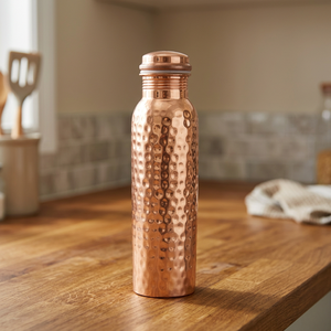 100% New Design Pure <b>Copper</b> 1000ml Classic Sport Water <b>Bottle</b> Customizable Color & Logo Eco-Friendly for Water <b>Drinking</b> - Product Image 5