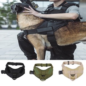 Chaleco Táctico para Perro con Correa para el Pecho, de Nailon Impermeable, para Entrenamiento en Todas las Estaciones - Product Image 1