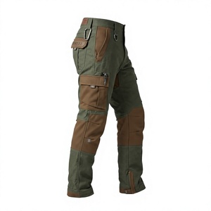 Lightweight Cotton Twill Canvas Casual Workwear <b>Cargo</b> <b>Pants</b> Ripstop Tactical Waterproof <b>Working</b> Trousers Multi Pocket - Product Image 4