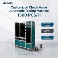 Máquina de Prueba de Válvulas de Retención Automática de Alta Velocidad XUNNUO, Sensores de Precisión para Motores, 600W 1200W, Multivoltaje, 1 Año de Garantía