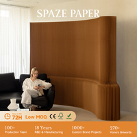 Paravent pliable Spazepaper pour magasin, mariage, fête, événement - Cloison de séparation en papier pliable