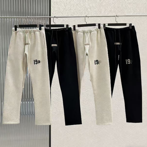 Pantalones de chándal unisex de alta calidad, personalizados, holgados, informales, lisos, de forro polar, al por mayor, a la moda para hombre - Product Image 4