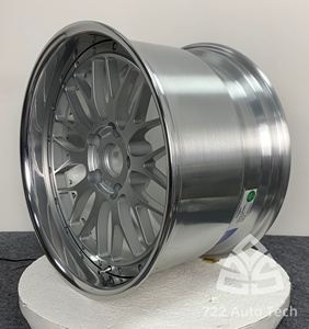 ล้อฟอร์จ 722auto สีเงิน ลาย H Spoke แบบ <span class=keywords><strong>2</strong></span> ชิ้น ขนาด 17-22 นิ้ว 5x120 ขอบลึกเว้า สำหรับ BMW ซีรีส์ 3 5 7 X3 X5 <span class=keywords><strong>M</strong></span> Performance - Product Image 1