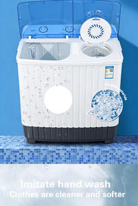 Lave-linge semi-automatique à chargement par le haut à double cuve, contrôlé par ordinateur, 10kg/15kg, pour exportation transfrontalière, entièrement <span class=keywords><strong>en</strong></span> anglais, 220V - Product Image 6