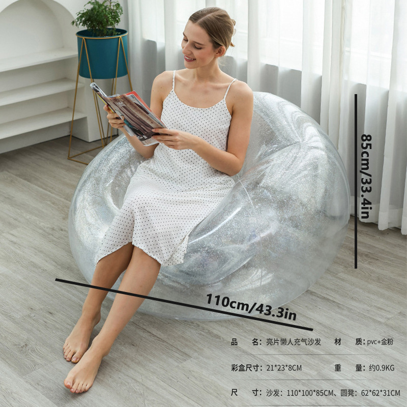 Canapé simple argenté