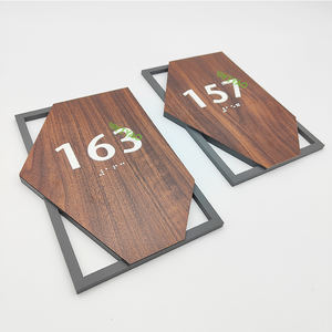 Индивидуальный дизайн YIYAO, Современная табличка, гостиничный дом, номерной знак, домашний персонализированный дверной знак - Product Image 1
