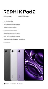 Nueva llegada de la tableta <span class=keywords><strong>Redmi</strong></span> K <span class=keywords><strong>Pad</strong></span> 2 2026 |   Pantalla LCD de 8.8 Pulgadas y 3008x1880 |   Procesador Octa-Core MTK |   Batería de 9100 mAh | - Product Image 6