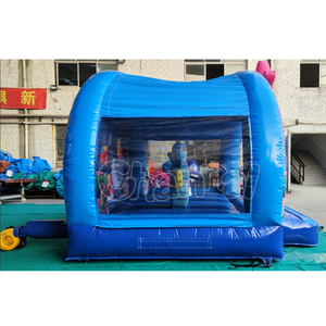 <span class=keywords><strong>Castillo</strong></span> Inflable Infantil con Temática del Mundo Marino, Color Azul, en Venta - Product Image 3