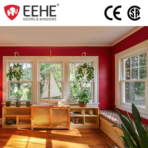 Eehe cửa sổ treo đôi bằng hợp kim nhôm vận hành bằng tay cửa sổ treo đơn bằng nhôm kính bên ngoài - Product Image 3