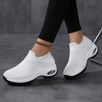Chaussures de course respirantes en maille pour femmes, semelle extérieure interchangeable en PU et TPR, logo personnalisé, légères, sport d'automne, fermées