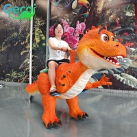 Dinosaure animatronique marchant, imperméable, résistant au soleil, personnalisable pour centre commercial, parc d'attractions, parc à thème, spectacle
