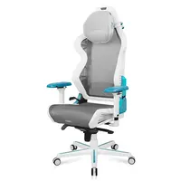 เก้าอี้เล่นเกมตาข่าย Dxracers แบบหมุนได้,เก้าอี้สำนักงานแบบแยกส่วนสำหรับนักเล่นเกมคอมพิวเตอร์ตามหลักสรีรศาสตร์ปรับนอนแข่งได้